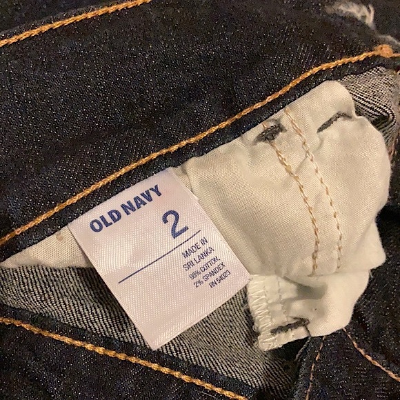 Old Navy, Dark Denim Pencil Skirt, Indigo, Jean 2 - Picture 8 of 12